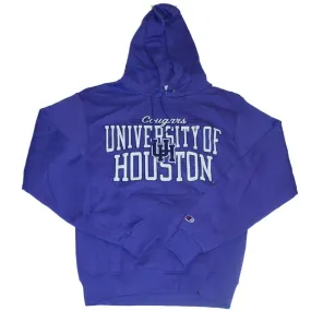 Houston Cougars Champion Women Purple Drawstring Hoodie Sweatshirt (S)