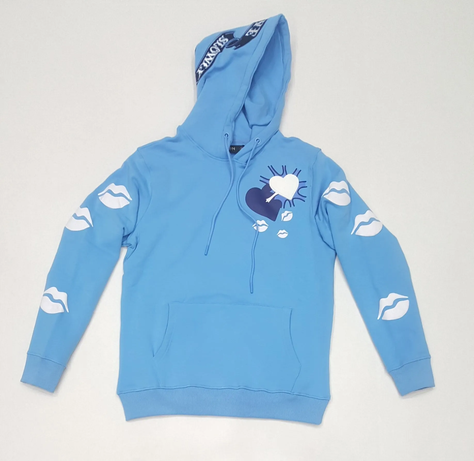 Hudson Light Blue Love Hoodie