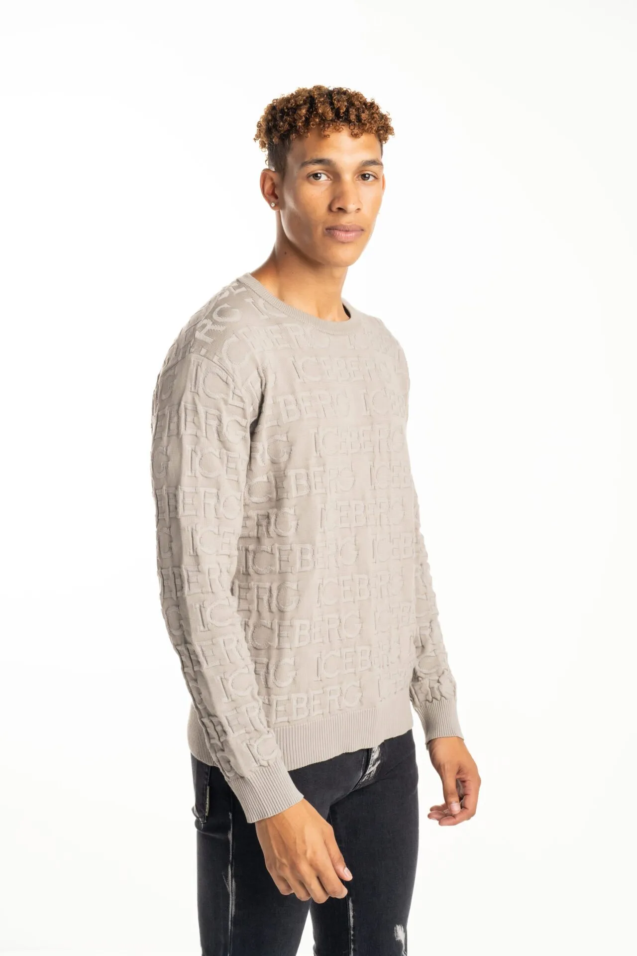 Iceberg Men’s Round Neck Knitted I1P A009 7633 8842