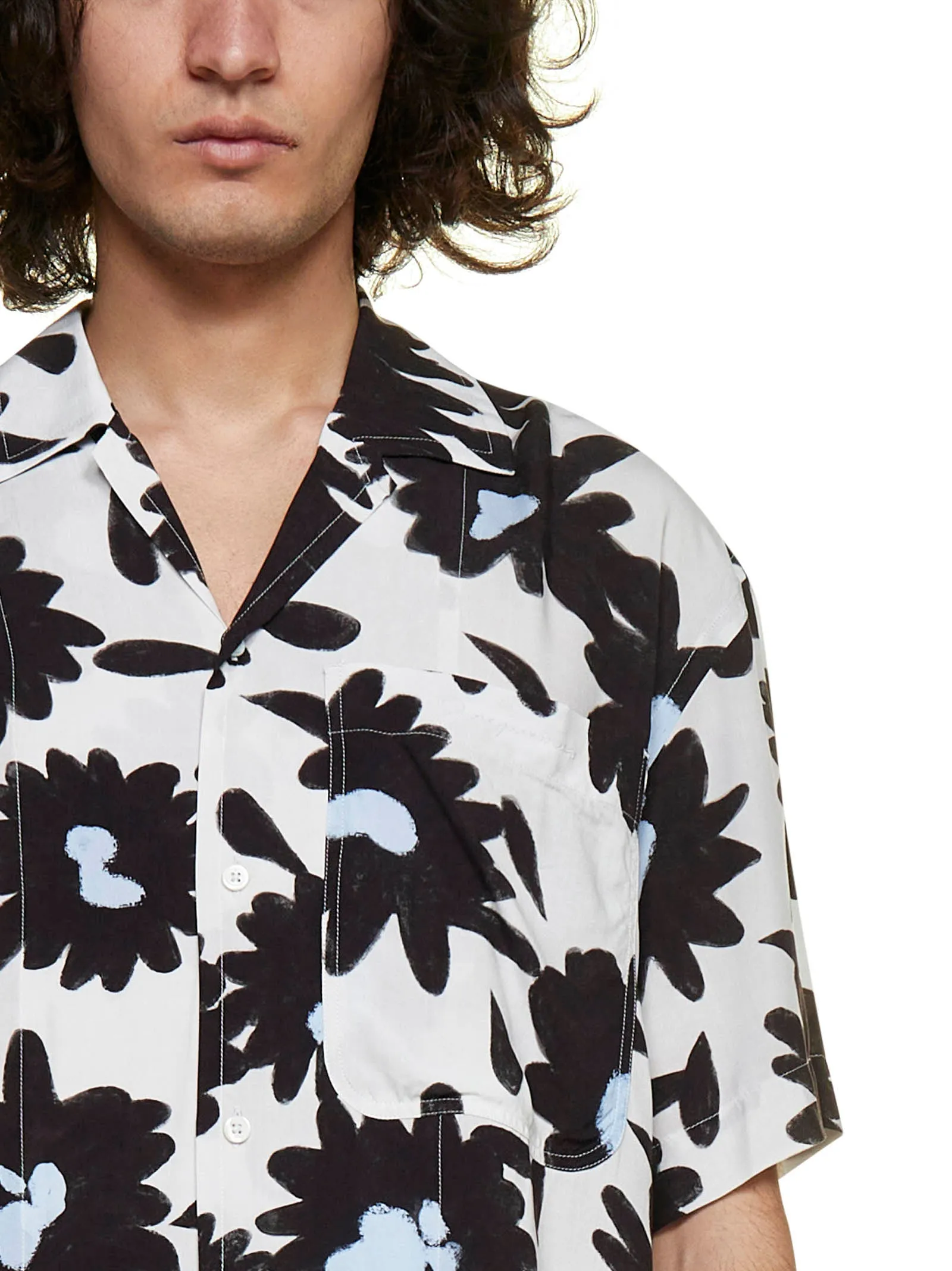 Jacquemus Dark Daisy Short Sleeved Shirt