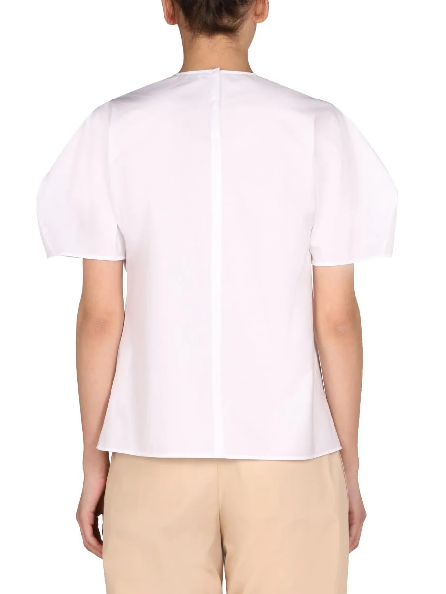 Jil Sander Round-Neck Short-Sleeved Top