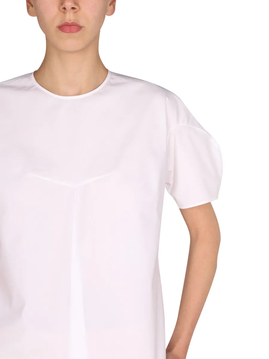 Jil Sander Round-Neck Short-Sleeved Top