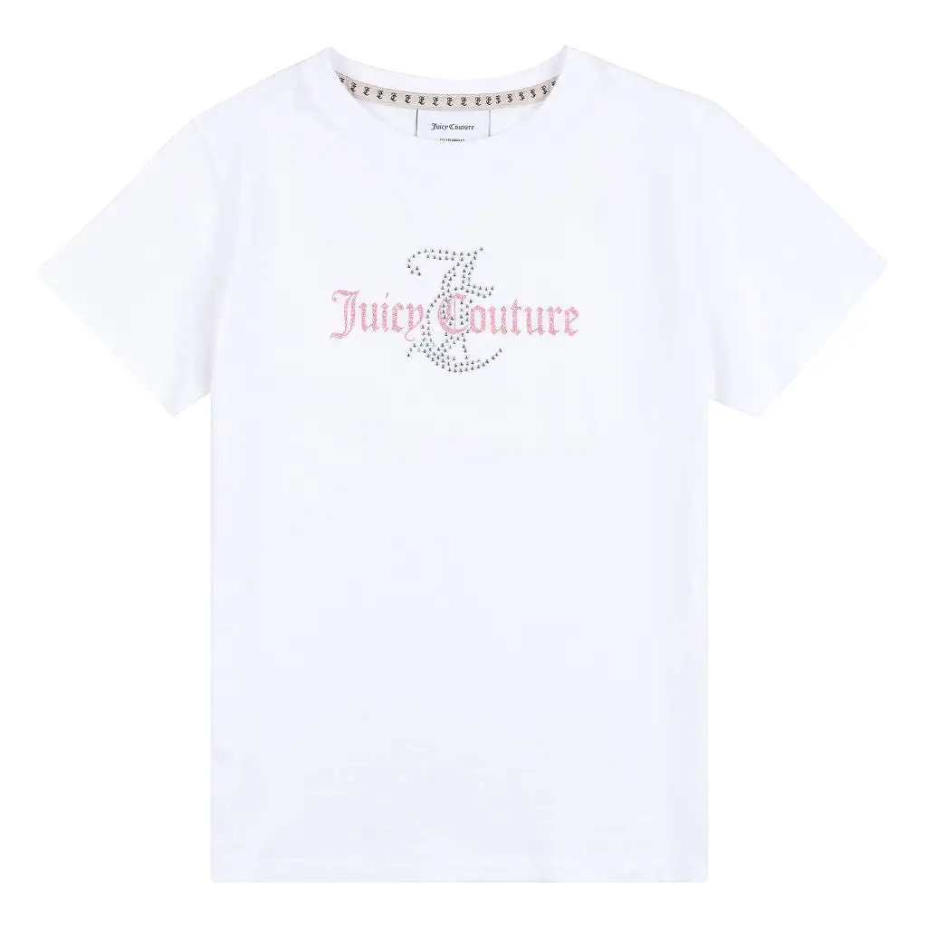 Juicy Couture Diamante T-Shirt Junior