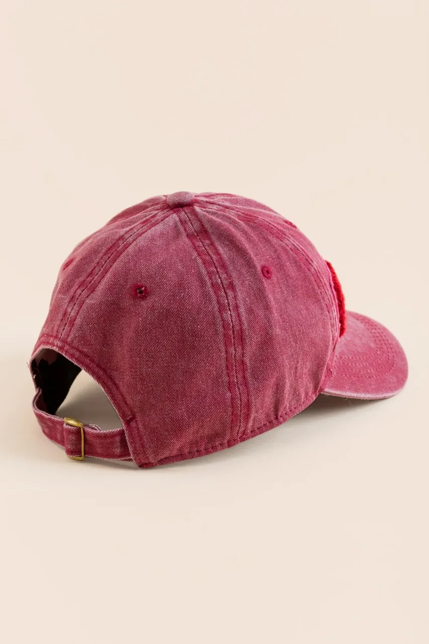 K Initial Soft Patch Baseball Hat