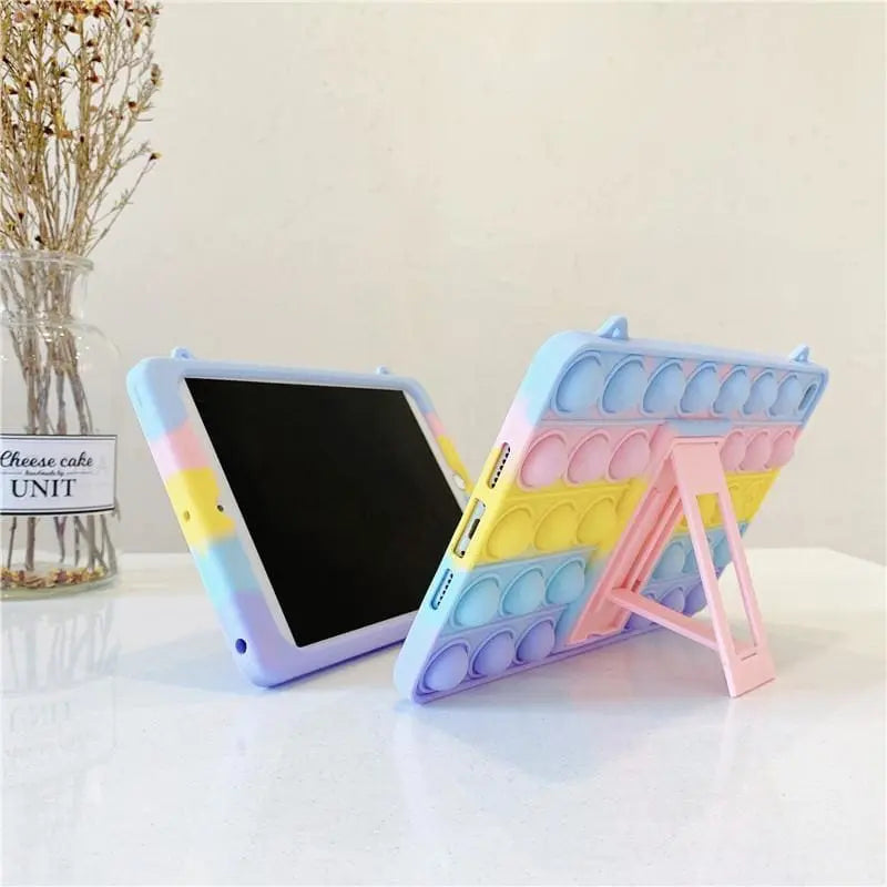 Kawaii Pastel Rainbow Cute Ipad Protect Case MM1622