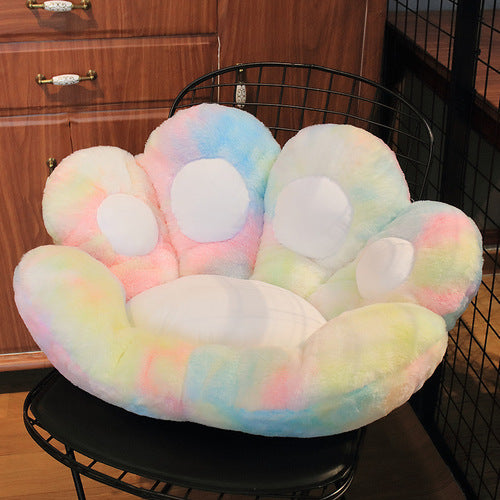 Kawaii Room Pastel Rainbow Animal Paw Plushie Cushion MK19386