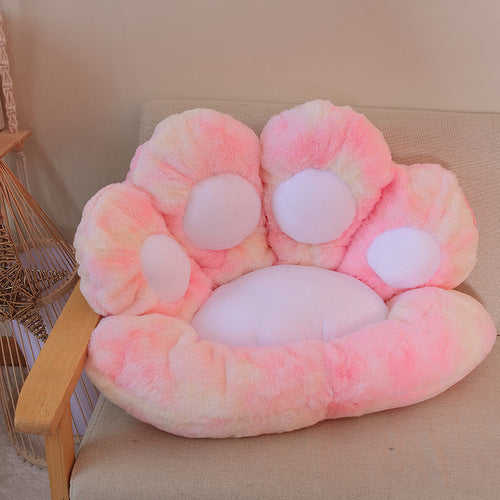 Kawaii Room Pastel Rainbow Animal Paw Plushie Cushion MK19386