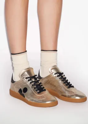 KAYCEE SNEAKER-LIGHT GOLD/BLACK - ISABEL MARANT