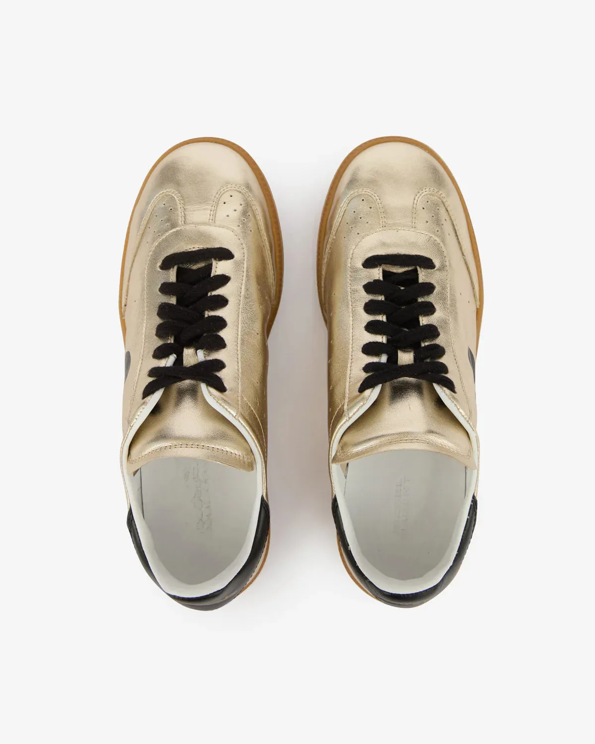 KAYCEE SNEAKER-LIGHT GOLD/BLACK - ISABEL MARANT