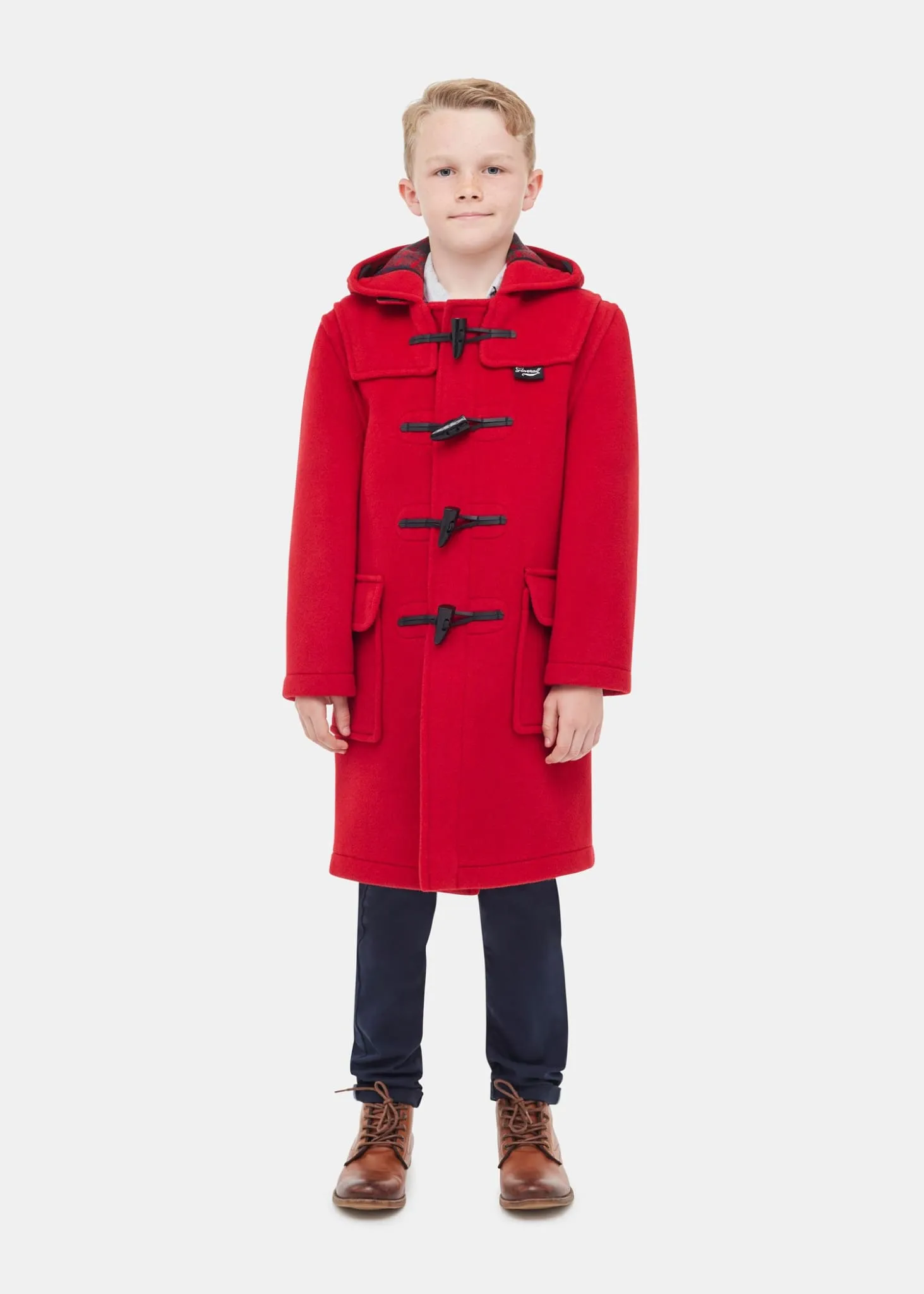 Kids Original Duffle Coat Red