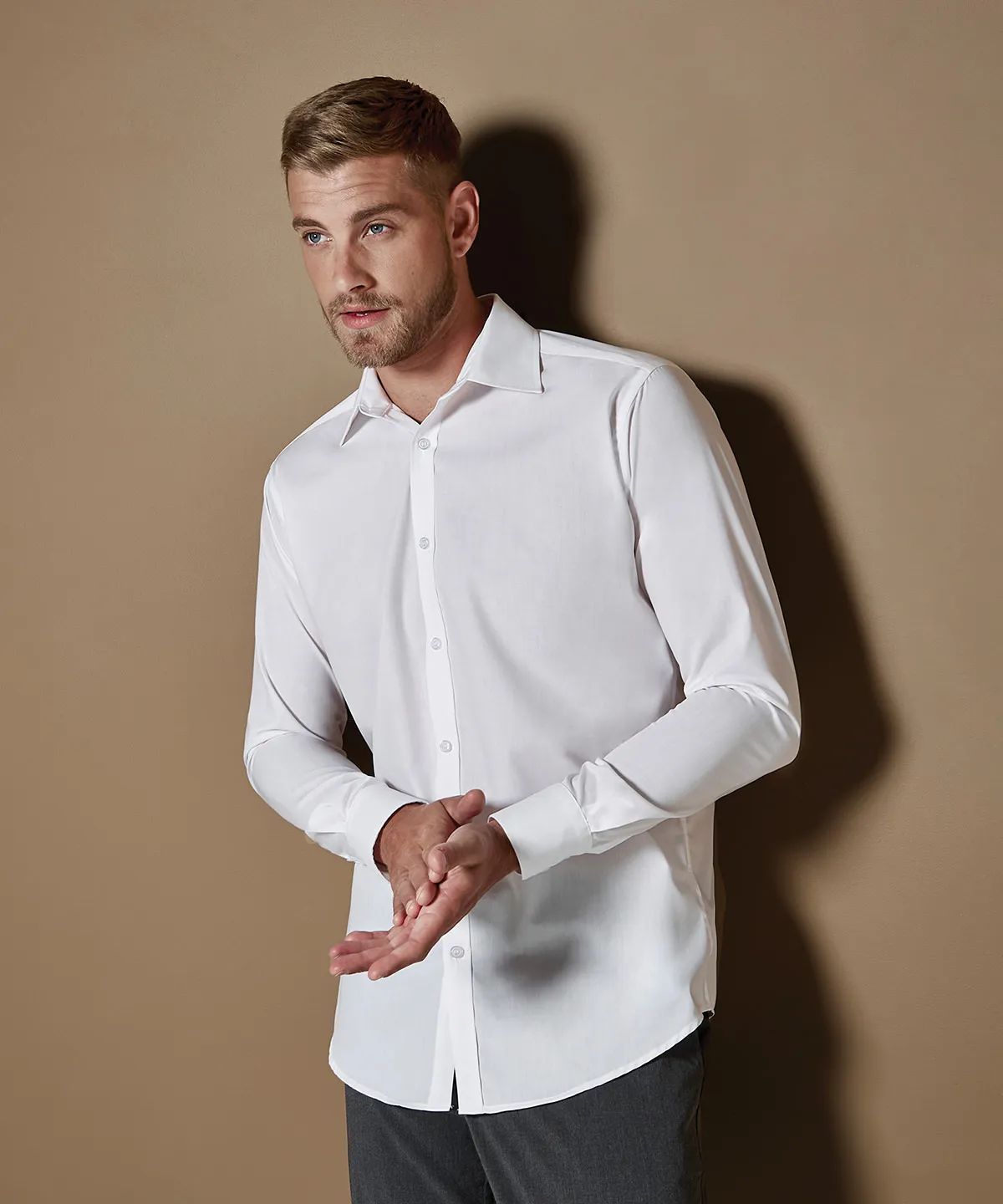 Kustom Kit Business shirt long-sleeved (slim fit)