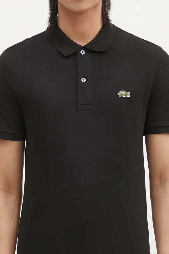 Lacoste cotton polo shirt PH4012 031 black color