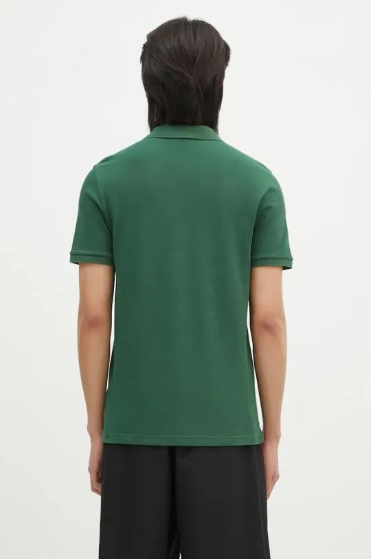 Lacoste cotton polo shirt PH4012 132 green color