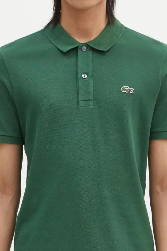 Lacoste cotton polo shirt PH4012 132 green color