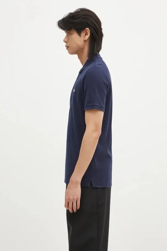 Lacoste cotton polo shirt PH4012 166 navy blue color