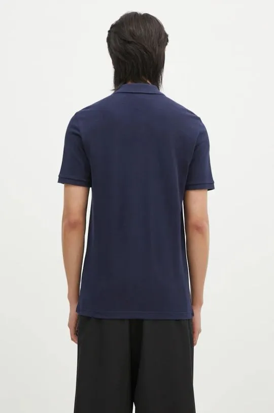 Lacoste cotton polo shirt PH4012 166 navy blue color