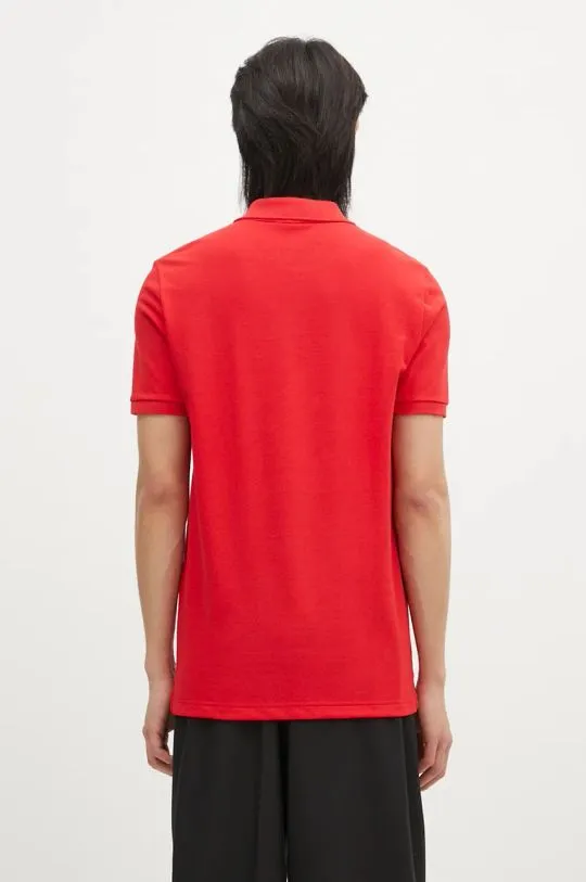 Lacoste cotton polo shirt PH4012 240 red color