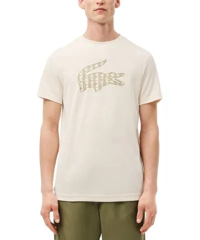 Lacoste Men's Short Sleeve Logo Graphic Crewneck T-Shirt