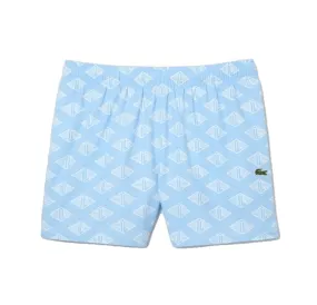 Lacoste Short de bain bleu bicolore