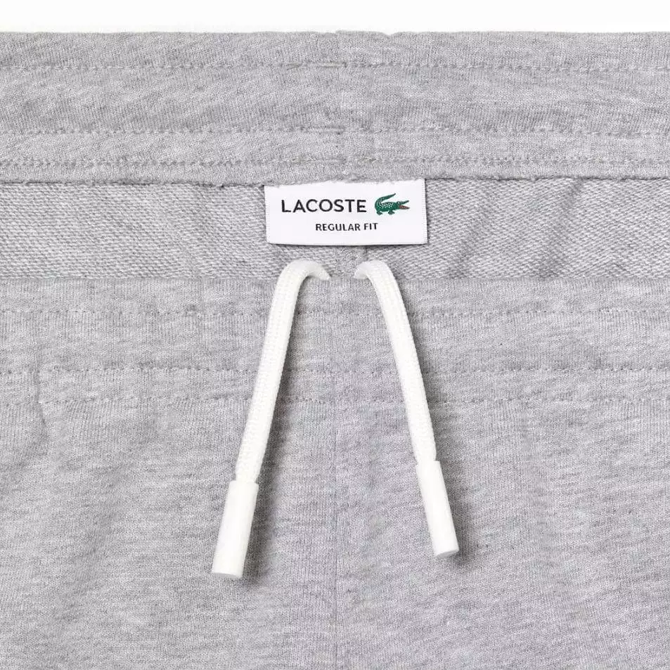 Lacoste Unbrushed Cotton Fleece Short (Grey Chine) GH5086-51