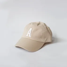 Letter Dad Hat (Sand + White Letter)