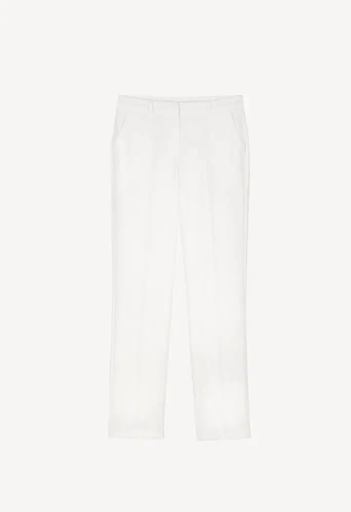 Long Formal Solid Trouser With Pockets