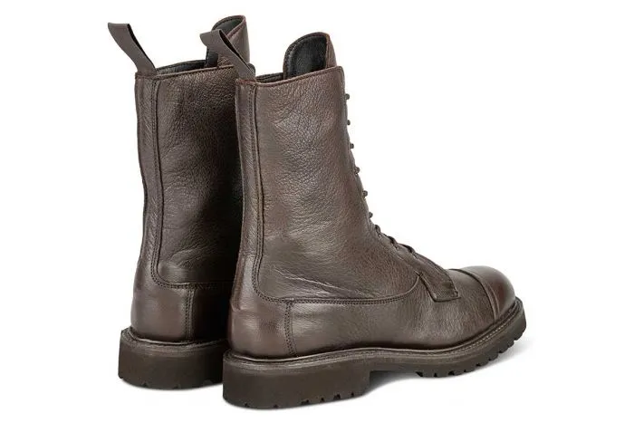 Lucia Super Boot - Olivvia Deerskin - Espresso Burnished