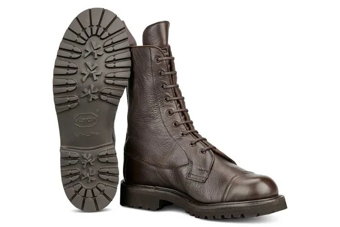 Lucia Super Boot - Olivvia Deerskin - Espresso Burnished