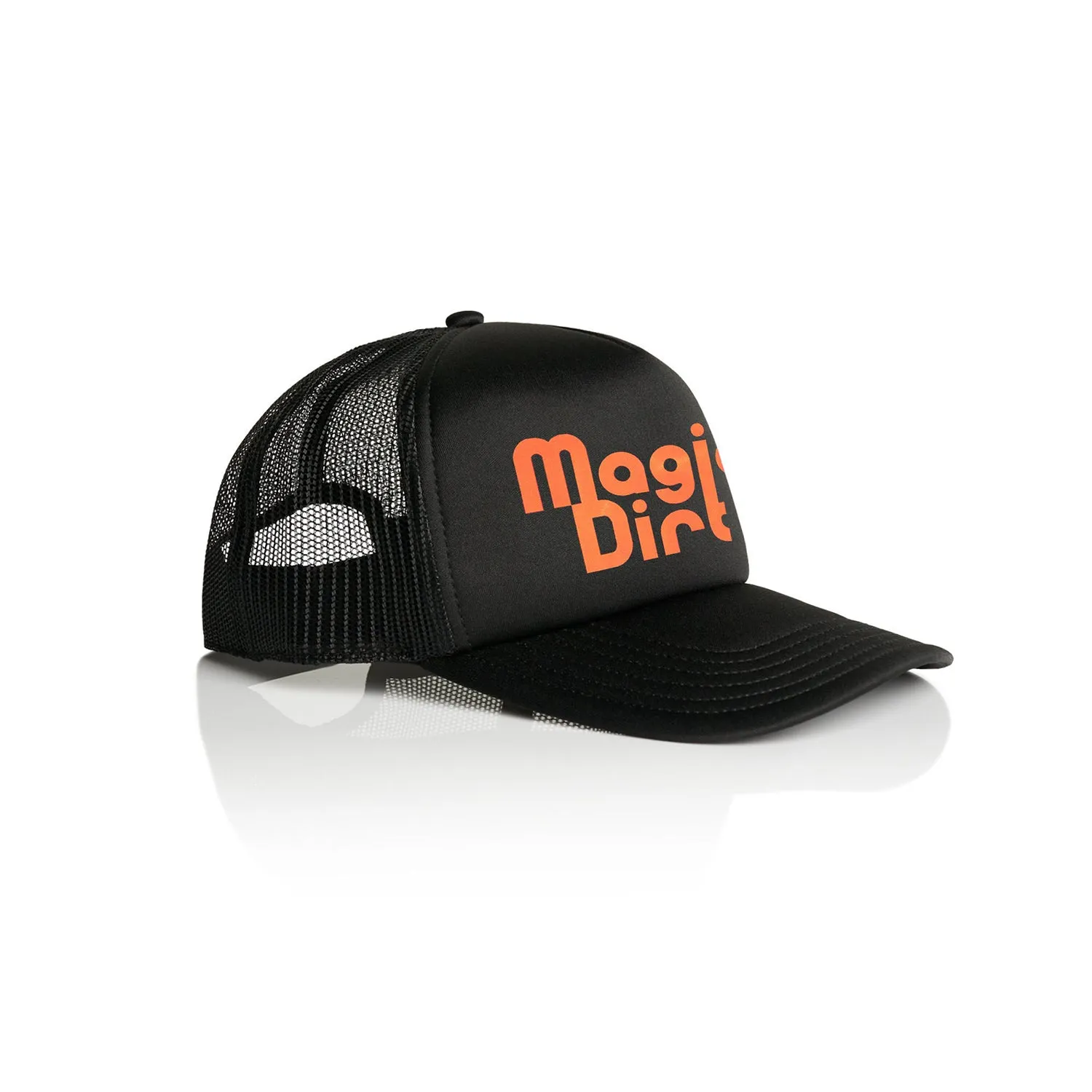 Magic Dirt Logo Trucker Hat (Black)