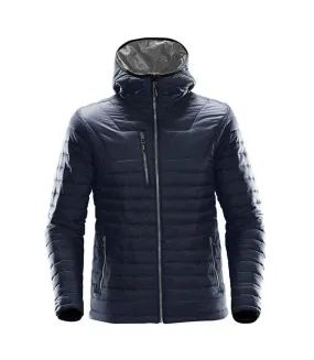 Mens gravity thermal padded jacket navy/charcoal Stormtech