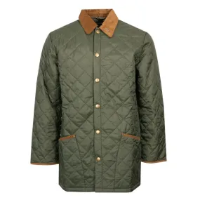 Mens Green Liddesdale 30 Year Anniversary Quilted Jacket