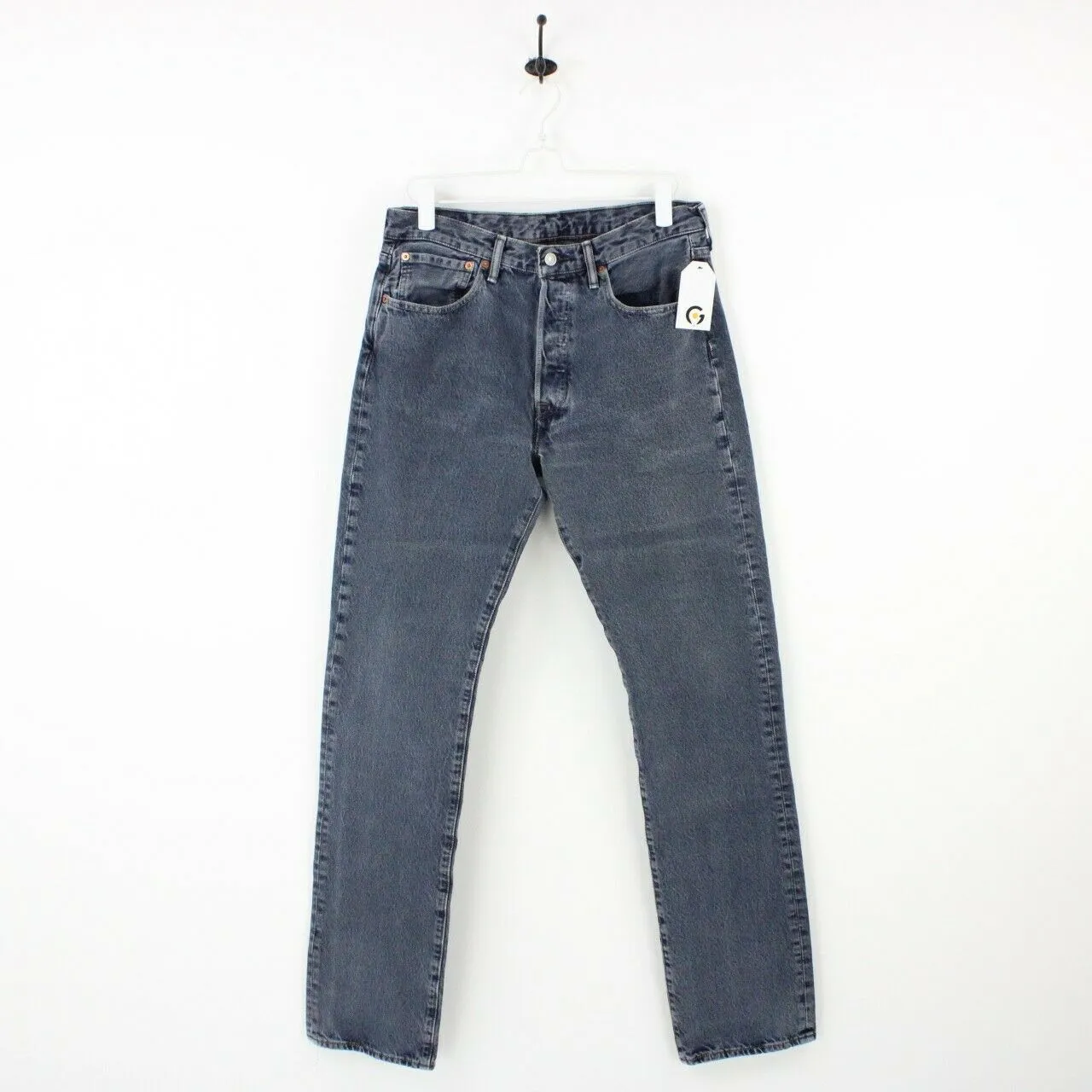 Mens LEVIS 501 Jeans Grey | W33 L36