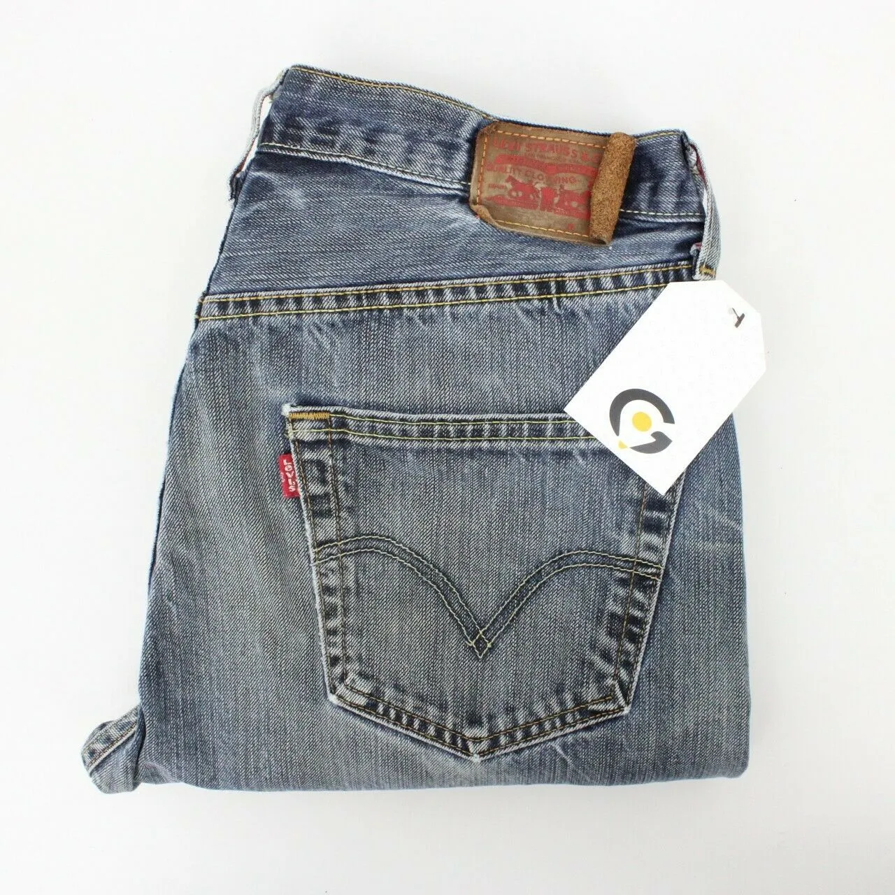 Mens LEVIS 501 Jeans Mid Blue | W33 L32