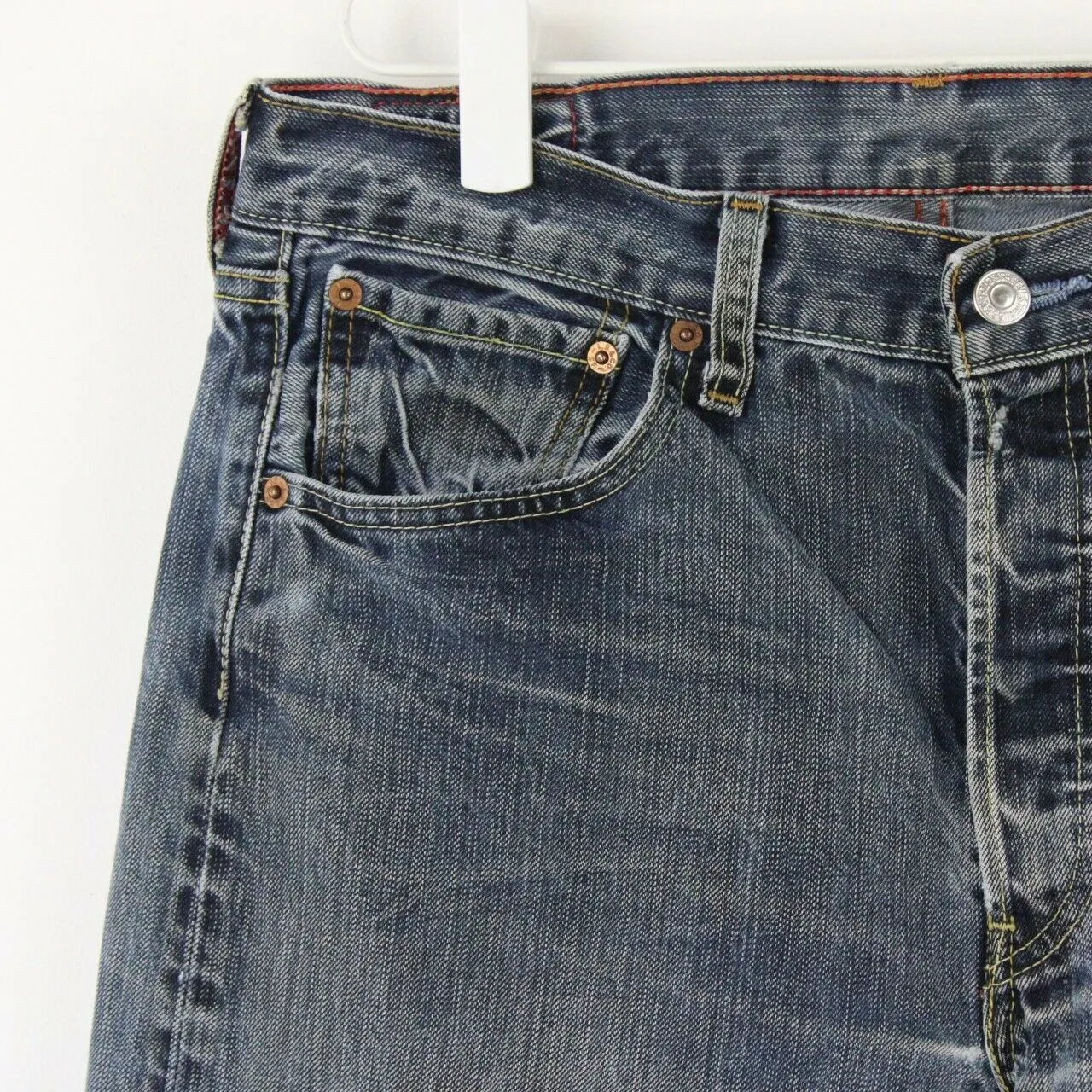 Mens LEVIS 501 Jeans Mid Blue | W33 L32