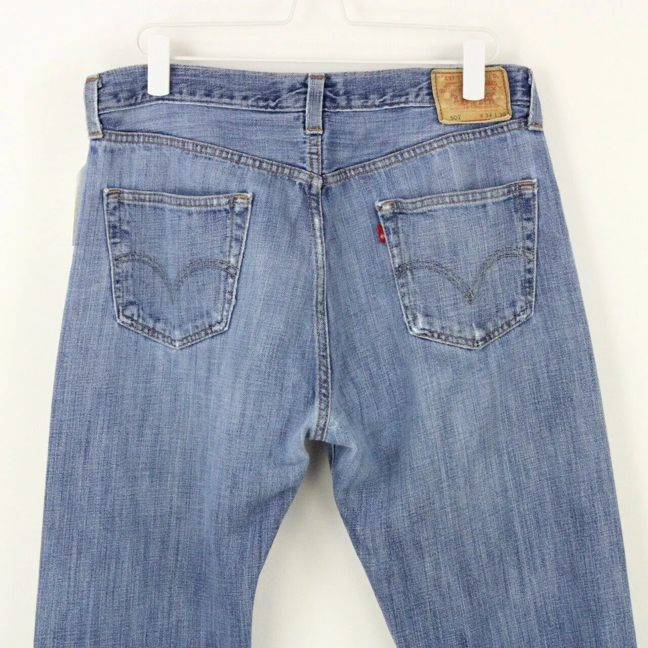 Mens LEVIS 501 Jeans Mid Blue | W34 L30