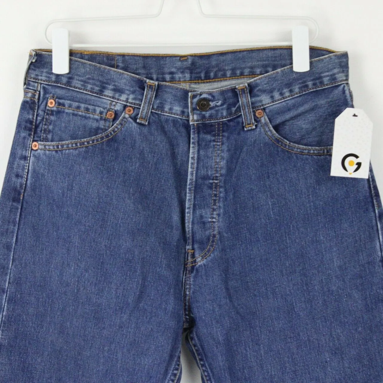 Mens LEVIS 590 Jeans Mid Blue | W32 L32