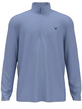 Mens Solid Sun 1/4 Zip Pullover