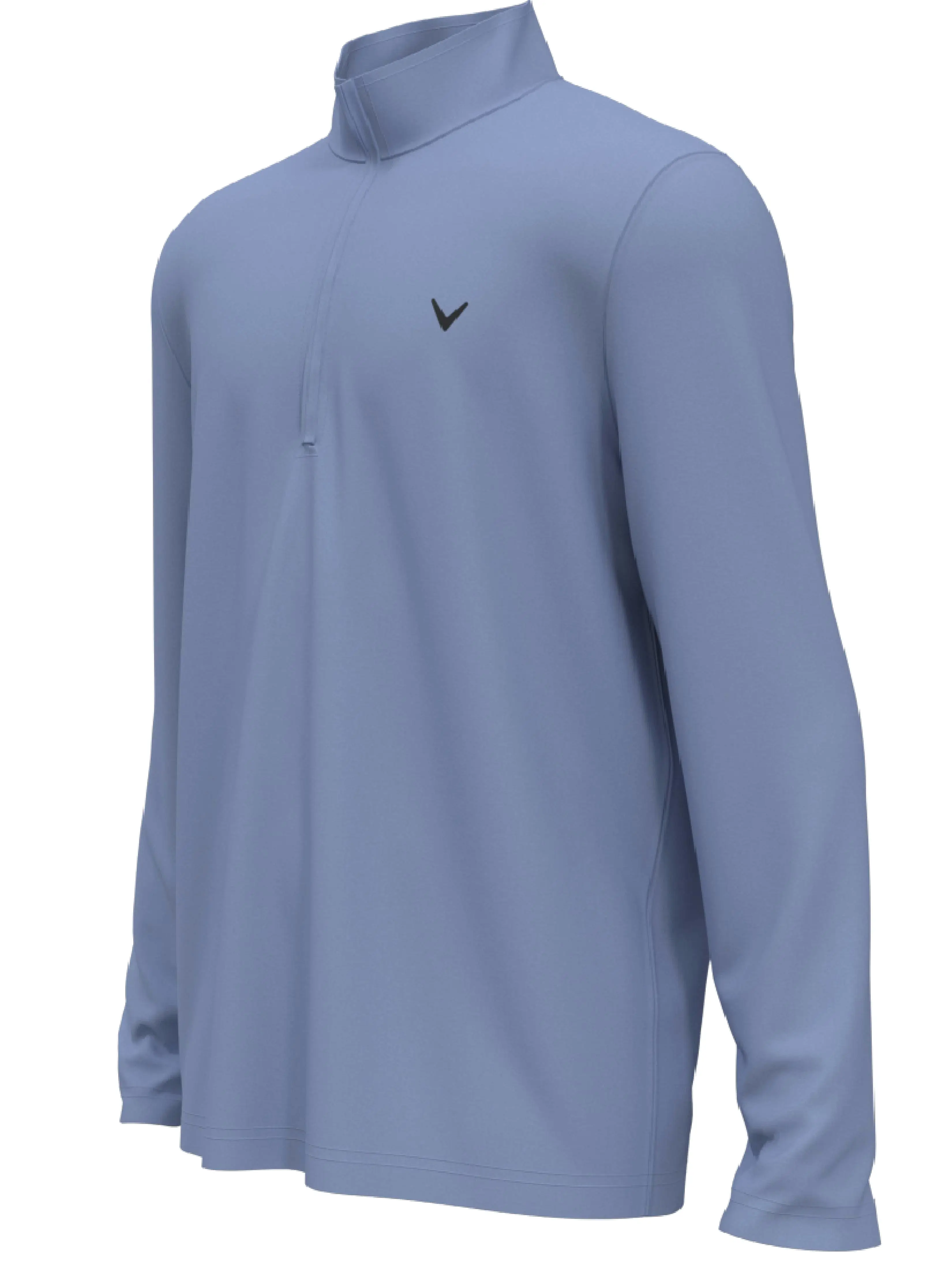 Mens Solid Sun 1/4 Zip Pullover