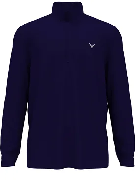 Mens Solid Sun 1/4 Zip Pullover