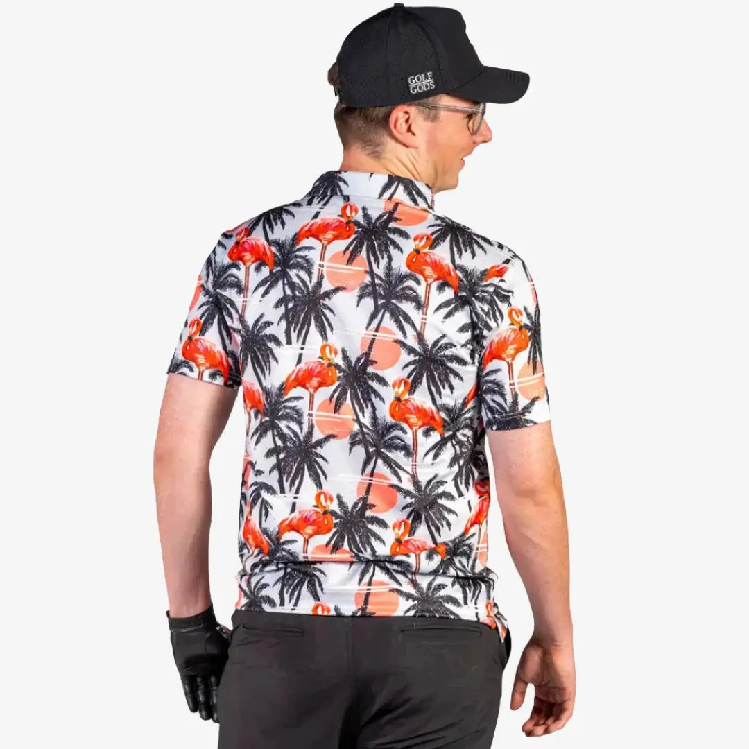 Miami Vice Cool Tech Performance Golf Polo