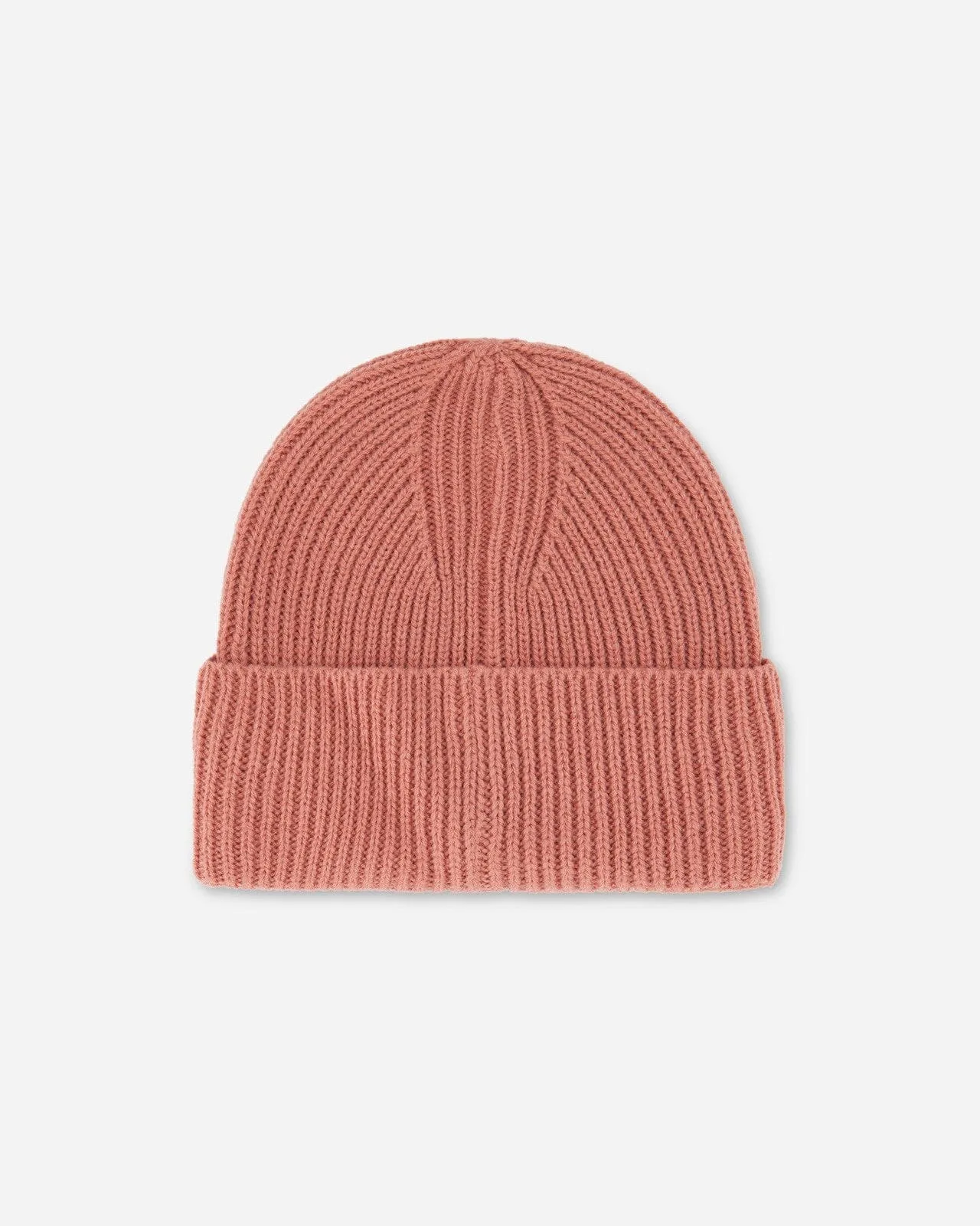 Mid-Season Knit Hat Brown Pink