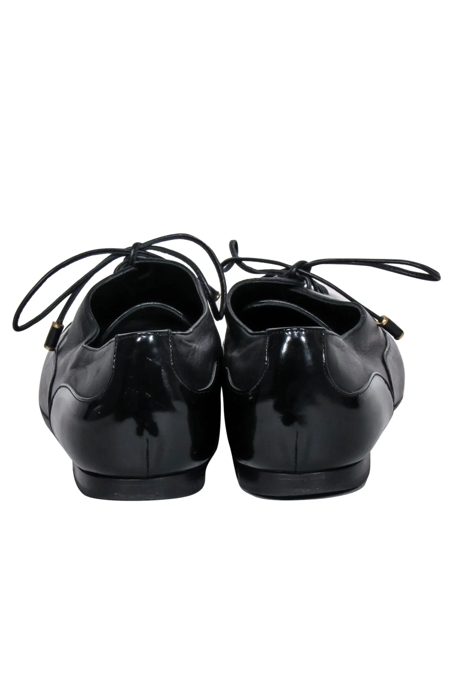 Moschino Cheap & Chic - Black Leather Oxfords Sz 8.5