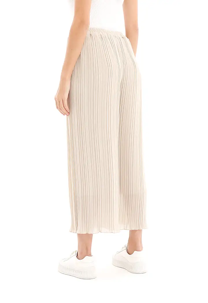 Multi Pleated Wide Leg Trouser