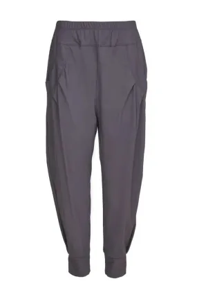 Naya Cuffed Leg Casual Trousers, Anthracite Grey