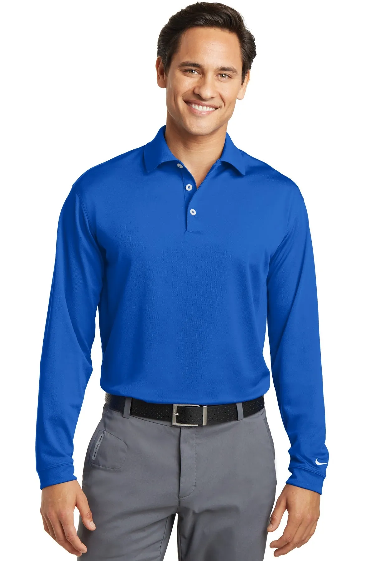 Nike Men's Tall Long Sleeve Dri-FIT Stretch Tech Polo. 604940