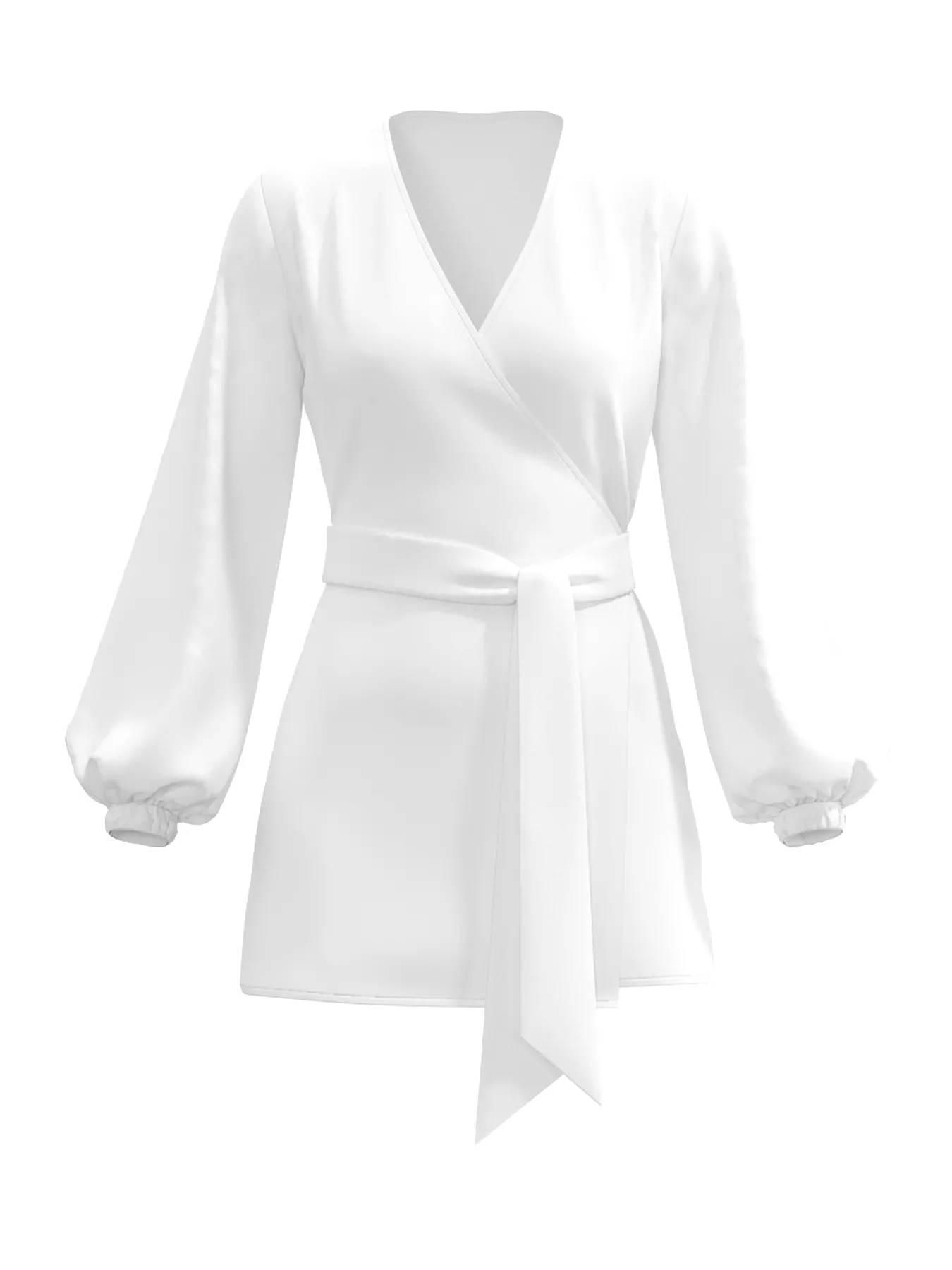 Nina Top - Solid Blanc