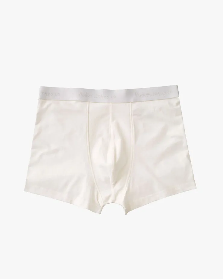 Nudie Jeans Boxer Briefs 1-Pack - Off White