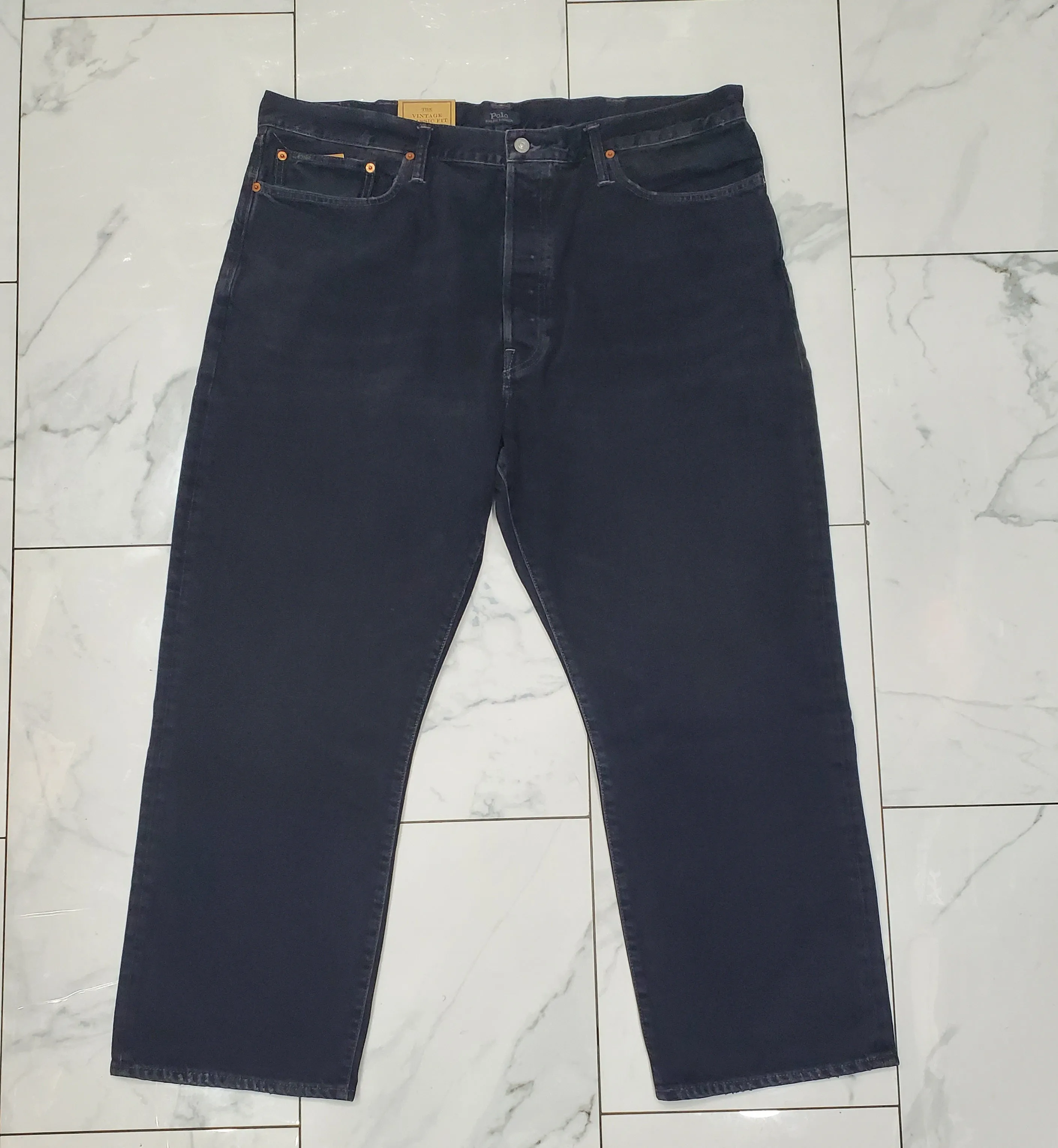 Nwt Polo Ralph Lauren Black Vintage Classic Fit Jeans