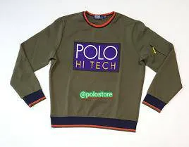 Nwt Polo Ralph Lauren Hi-Tech Patch Classic Fit Sweatshirt