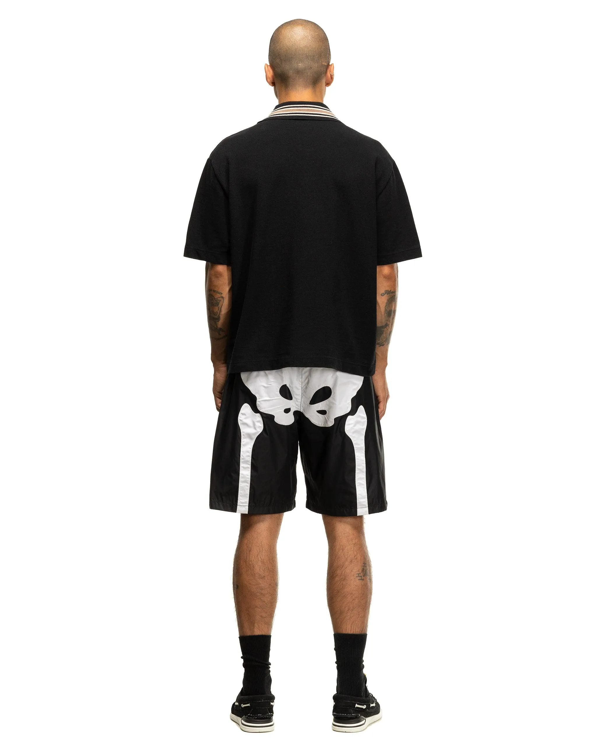 Nylon BONE Swim Trunks Black